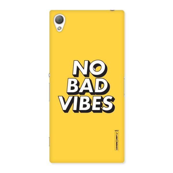 No Bad Vibes Back Case for Sony Xperia Z3