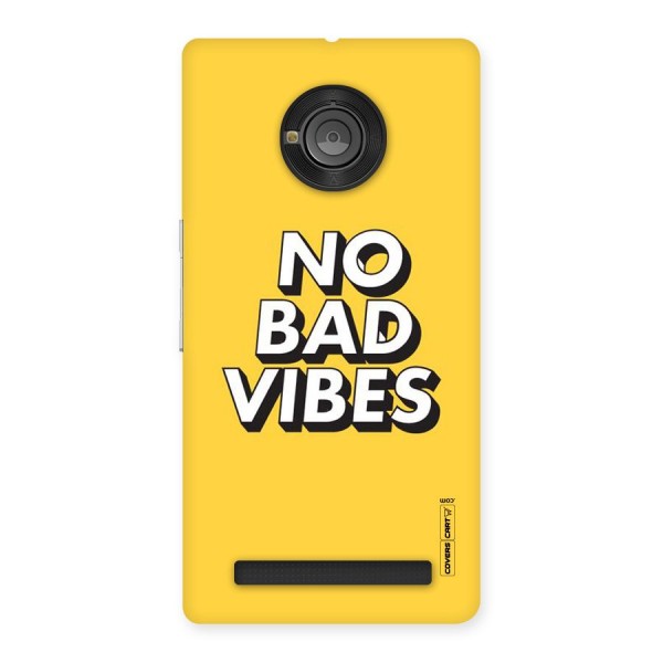 No Bad Vibes Back Case for Yu Yunique