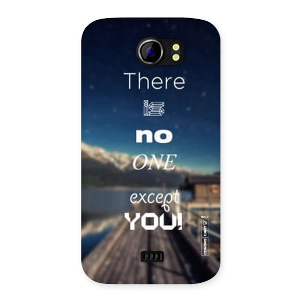 No One But You Back Case for Micromax Canvas 2 A110