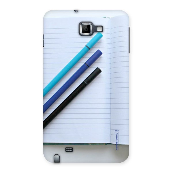 Notebook And Pens Back Case for Galaxy Note