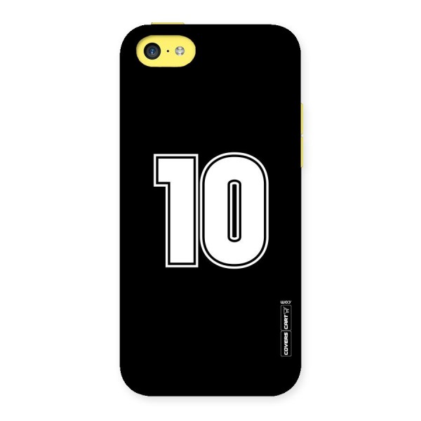Number 10 Back Case for iPhone 5C