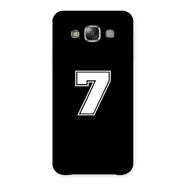Number 7 Back Case for Galaxy E7