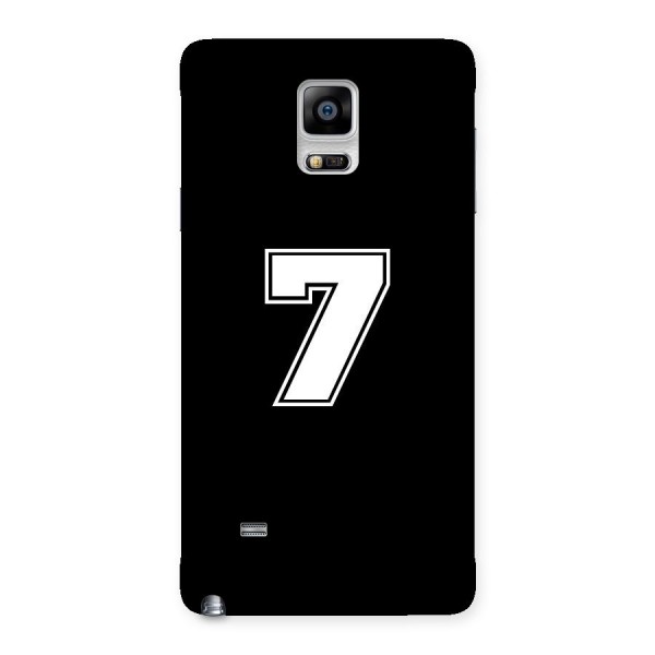Number 7 Back Case for Galaxy Note 4