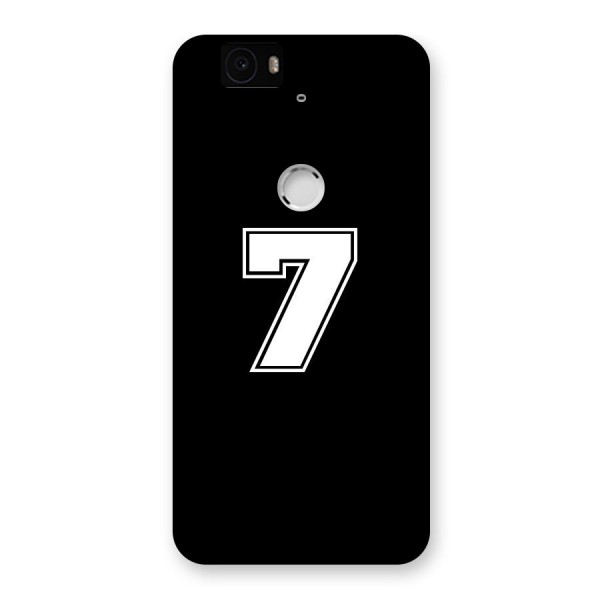 Number 7 Back Case for Google Nexus-6P