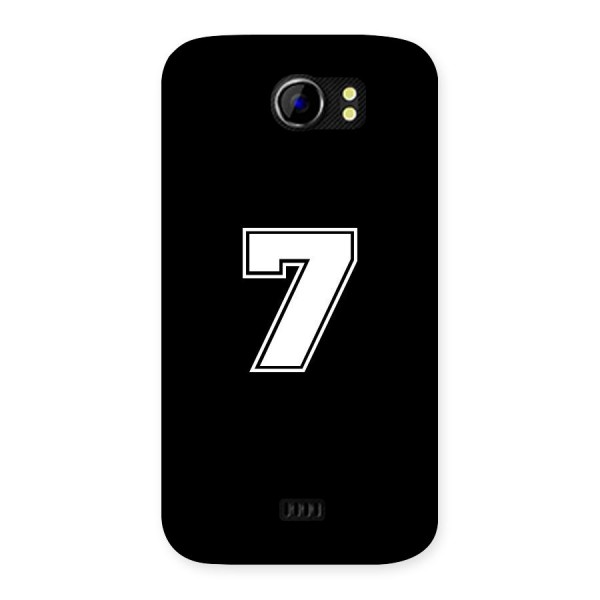 Number 7 Back Case for Micromax Canvas 2 A110