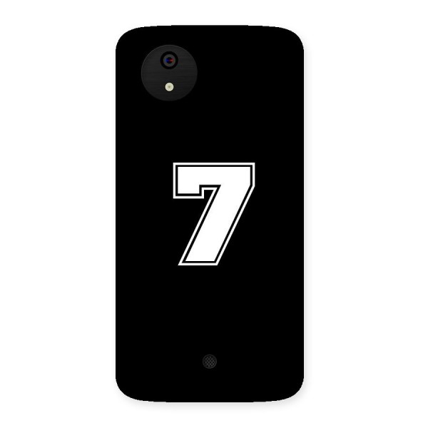Number 7 Back Case for Micromax Canvas A1