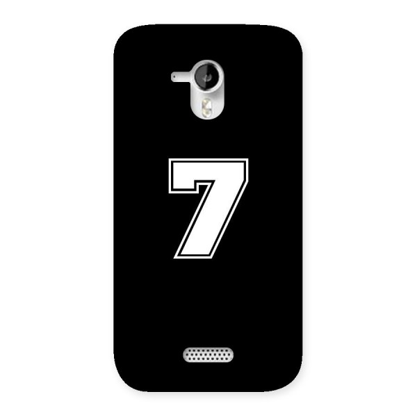 Number 7 Back Case for Micromax Canvas HD A116