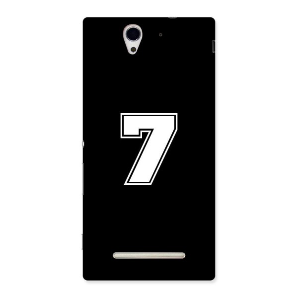 Number 7 Back Case for Sony Xperia C3
