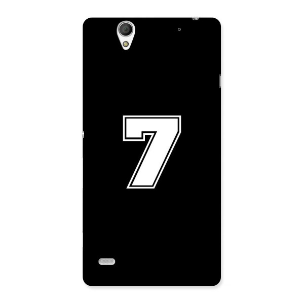 Number 7 Back Case for Sony Xperia C4