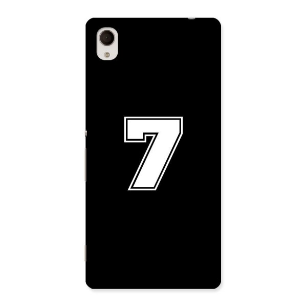 Number 7 Back Case for Sony Xperia M4