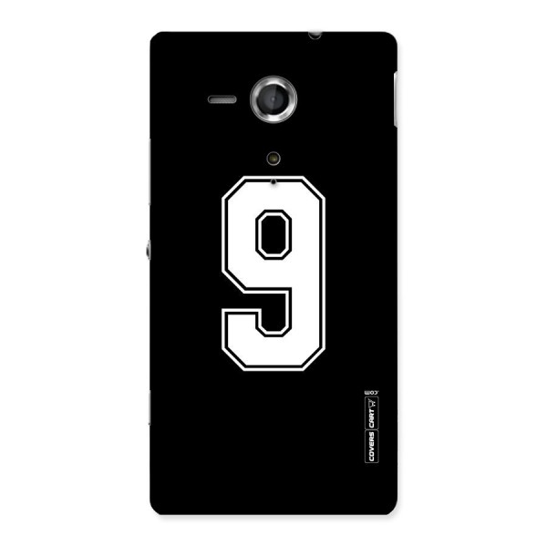 Number 9 Back Case for Sony Xperia SP