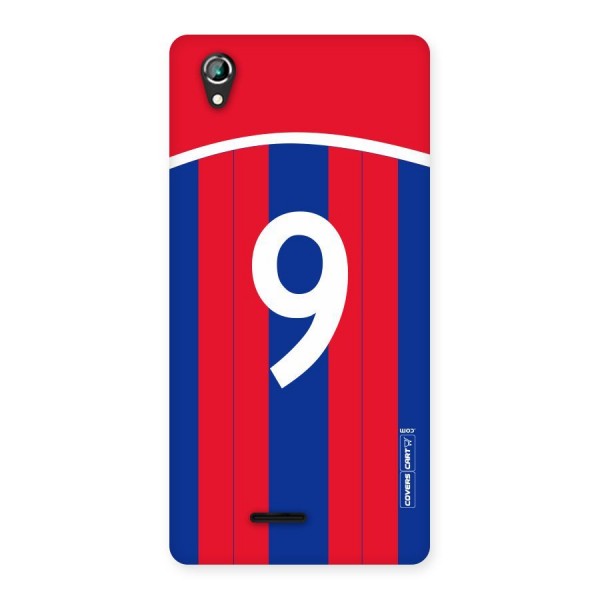 Number 9 Jersey Back Case for Lava Iris 800