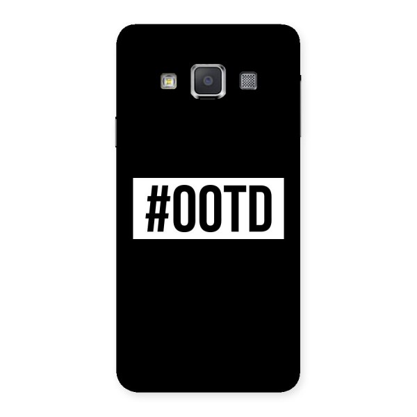 OOTD Back Case for Galaxy A3