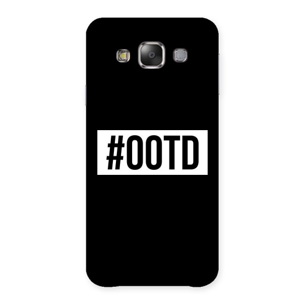 OOTD Back Case for Galaxy E7