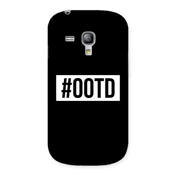 OOTD Back Case for Galaxy S3 Mini