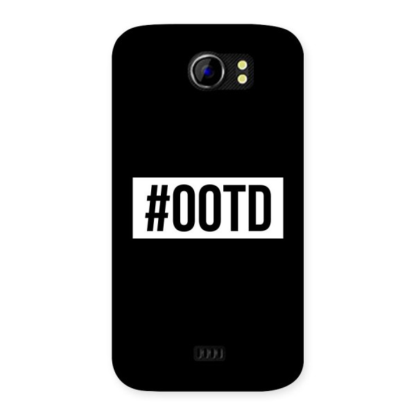 OOTD Back Case for Micromax Canvas 2 A110