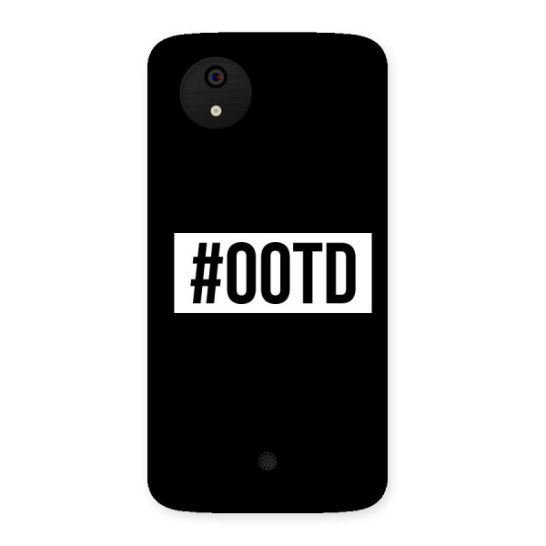 OOTD Back Case for Micromax Canvas A1