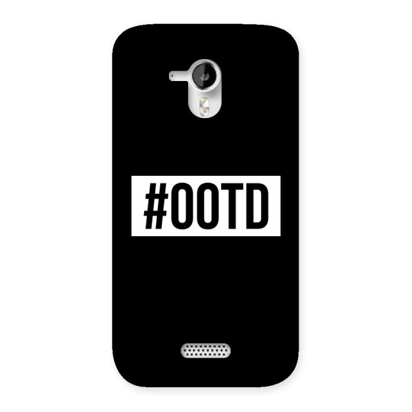 OOTD Back Case for Micromax Canvas HD A116