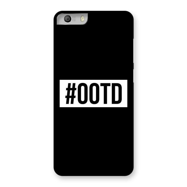 OOTD Back Case for Micromax Canvas Knight 2