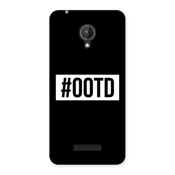 OOTD Back Case for Micromax Canvas Spark Q380