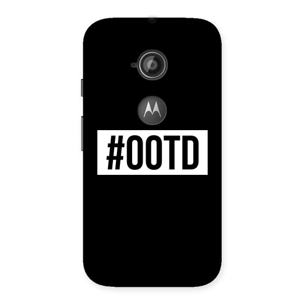 OOTD Back Case for Moto E 2nd Gen