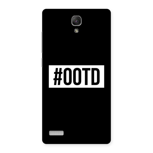 OOTD Back Case for Redmi Note Prime
