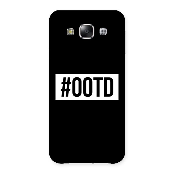 OOTD Back Case for Samsung Galaxy E5