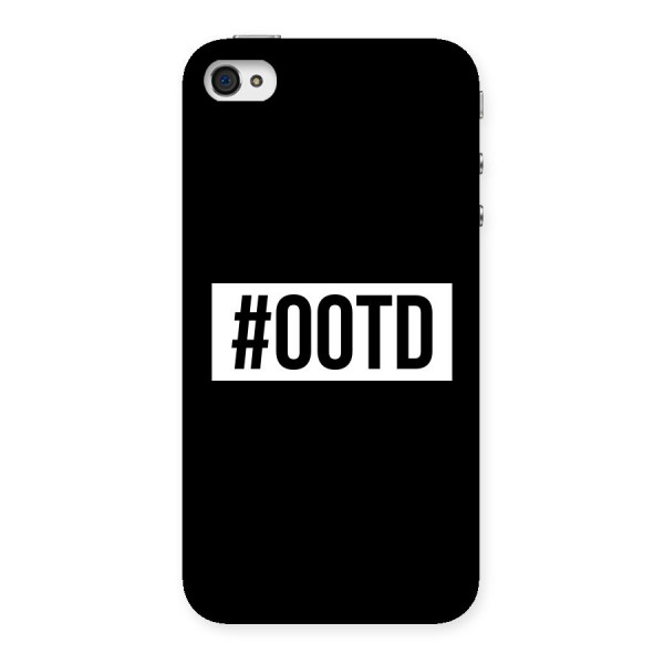 OOTD Back Case for iPhone 4 4s