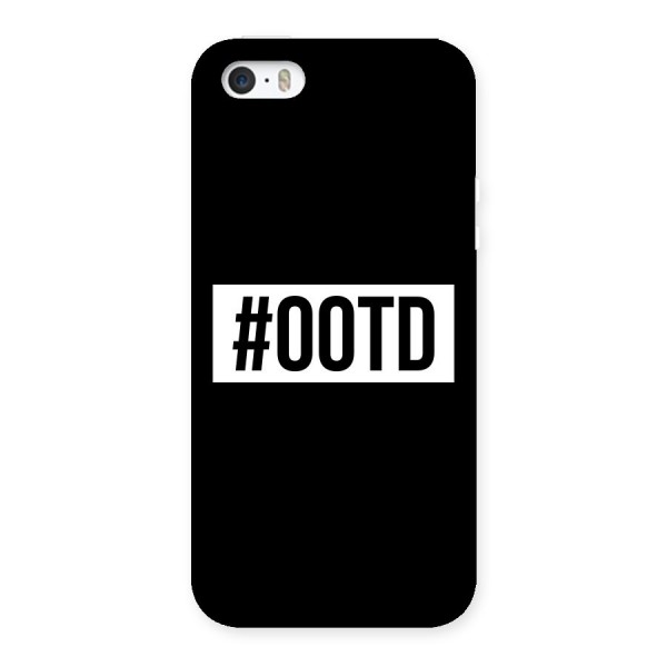 OOTD Back Case for iPhone SE
