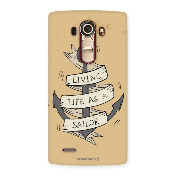 Old School Anchor Back Case for LG G4