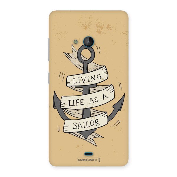 Old School Anchor Back Case for Lumia 540
