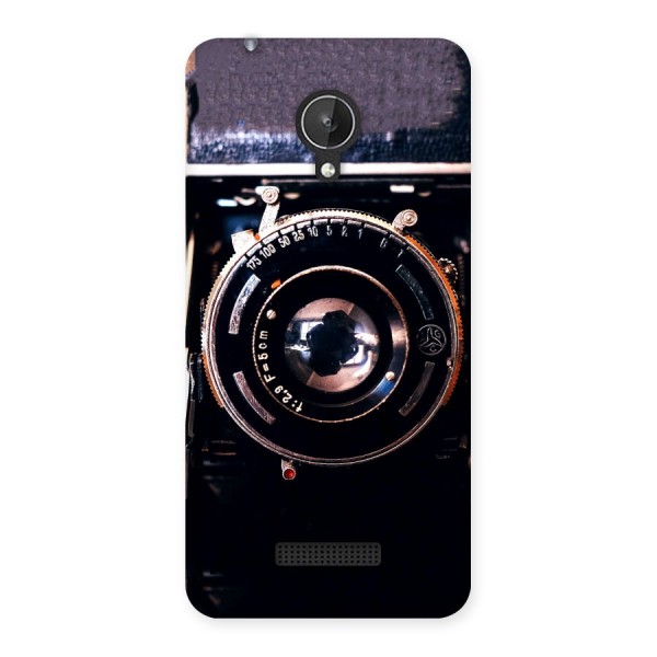 Old School Camera Back Case for Micromax Canvas Spark Q380
