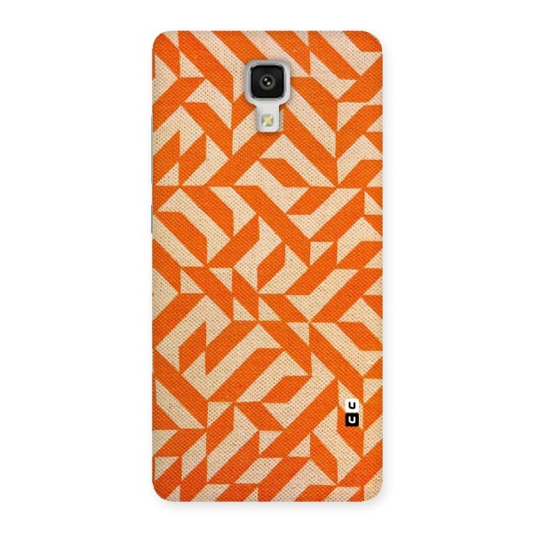 Orange Beige Pattern Back Case for Xiaomi Mi 4