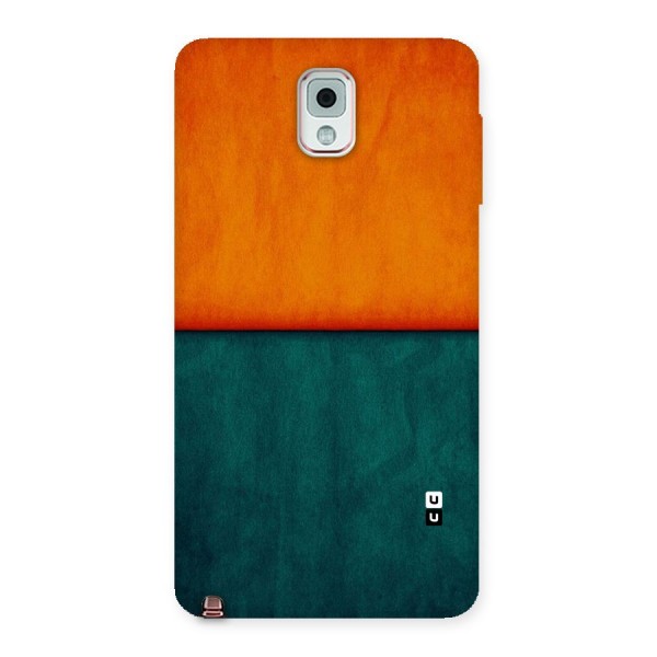 Orange Green Shade Back Case for Galaxy Note 3