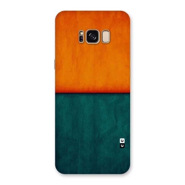 Orange Green Shade Back Case for Galaxy S8 Plus
