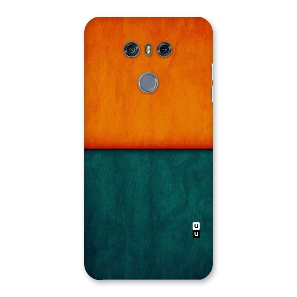 Orange Green Shade Back Case for LG G6