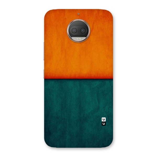 Orange Green Shade Back Case for Moto G5s Plus