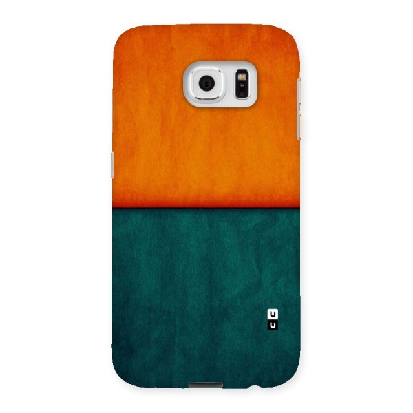 Orange Green Shade Back Case for Samsung Galaxy S6