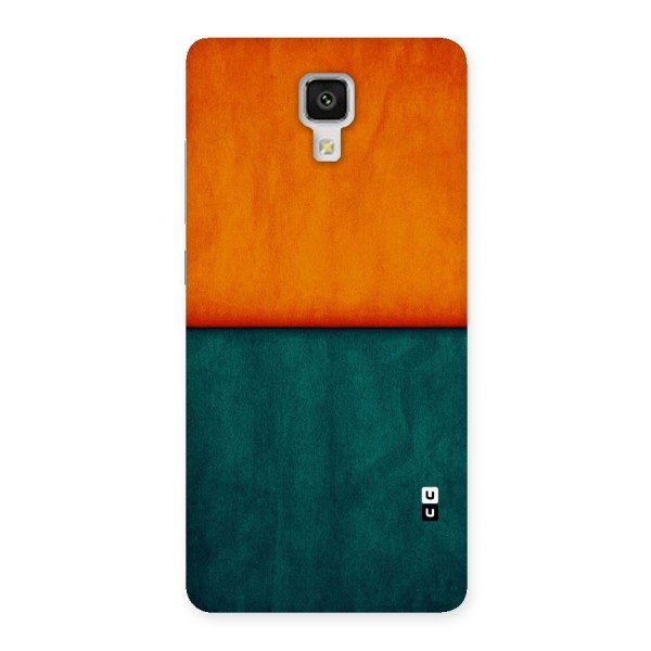 Orange Green Shade Back Case for Xiaomi Mi 4