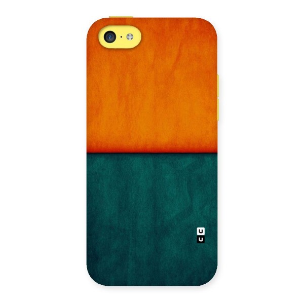 Orange Green Shade Back Case for iPhone 5C