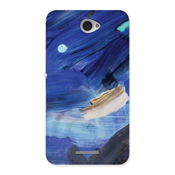 Paint Brush Strokes Back Case for Sony Xperia E4
