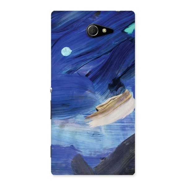Paint Brush Strokes Back Case for Sony Xperia M2