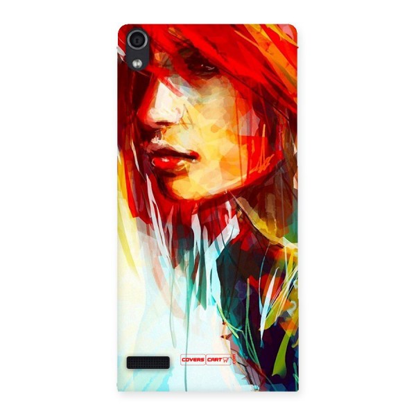 Painted Girl Back Case for Ascend P6