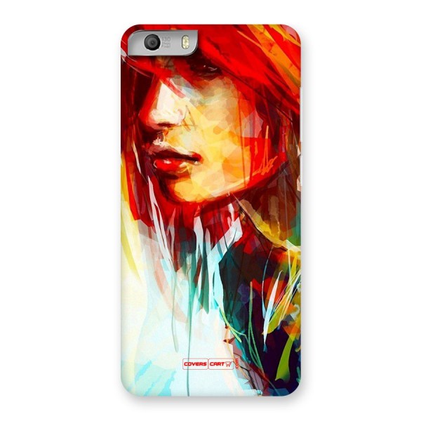 Painted Girl Back Case for Micromax Canvas Knight 2