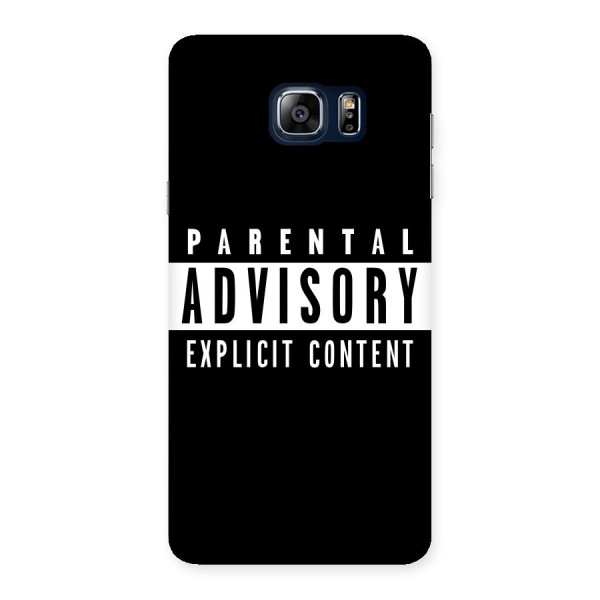 Parental Advisory Label Back Case for Galaxy Note 5