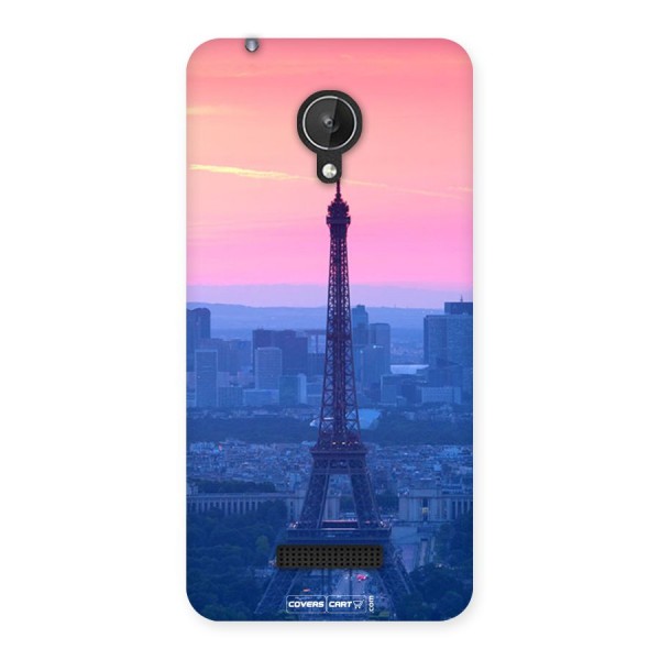 Paris Tower Back Case for Micromax Canvas Spark Q380