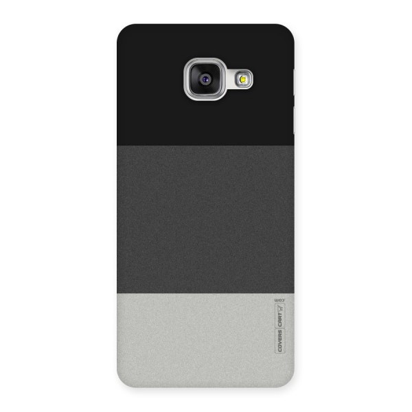 Pastel Black and Grey Back Case for Galaxy A3 2016
