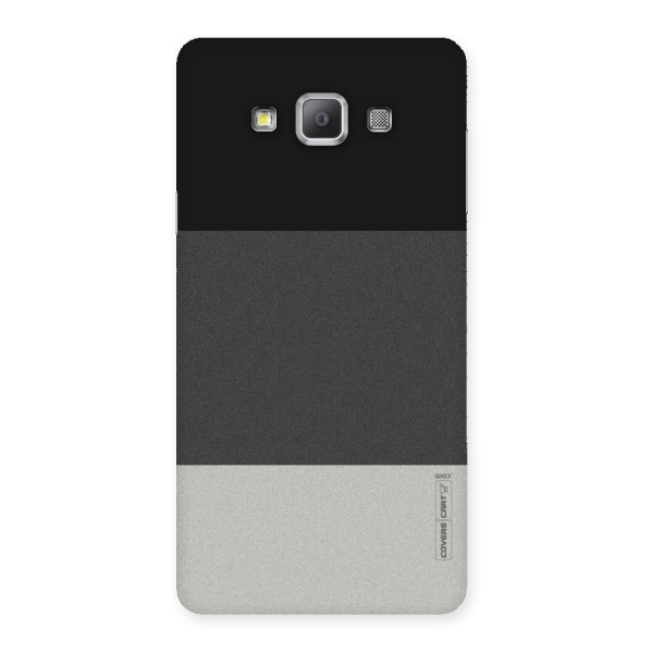 Pastel Black and Grey Back Case for Galaxy A7