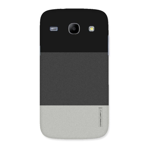 Pastel Black and Grey Back Case for Galaxy Core