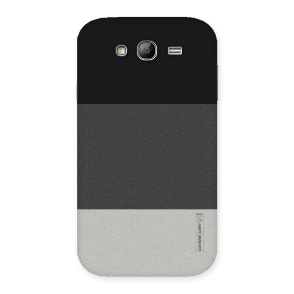 Pastel Black and Grey Back Case for Galaxy Grand